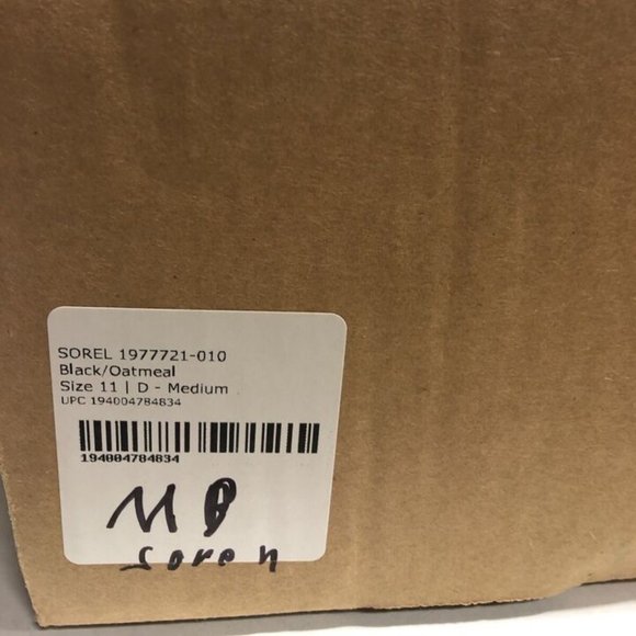 Sorel Men’s Caribou Moc Black Waterproof Boots, Size 11 D - Picture 8 of 8